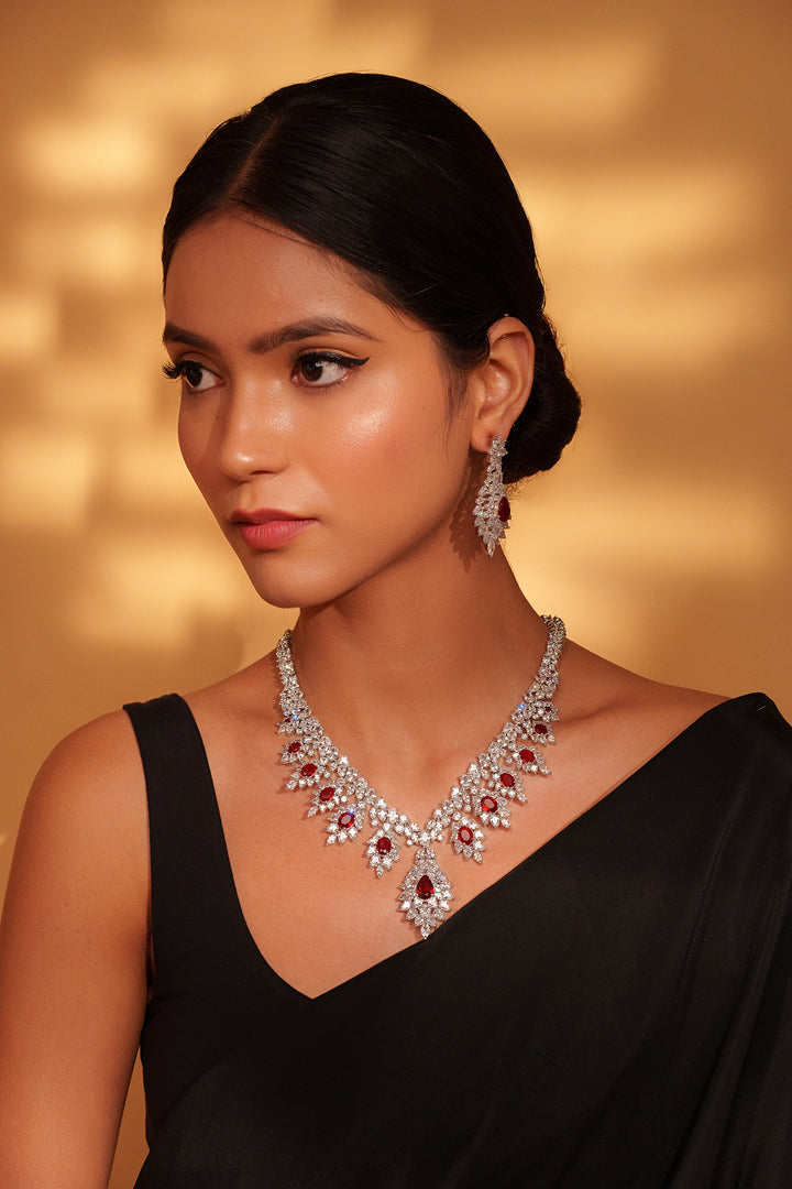 Naziha Diamond Necklace Set