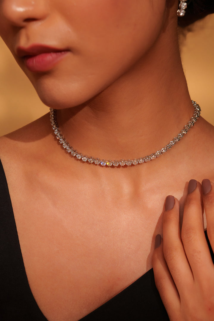 Yahvi Diamond Necklace Set