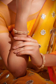 Mahika Mint White Kundan Kadas