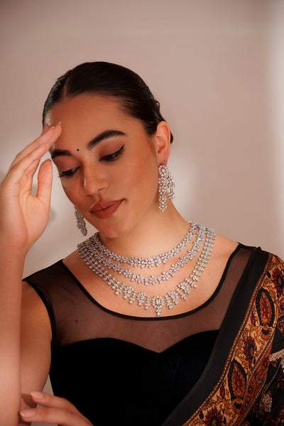 Anekta Multiwear Diamond Necklace Set