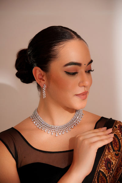 Eklavya Diamond Necklace Set