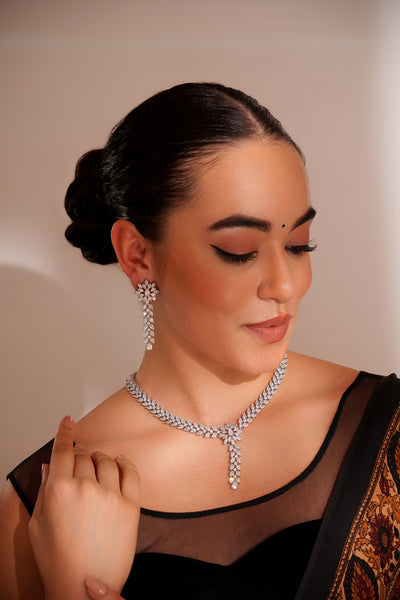 Qirat Diamond Necklace Set