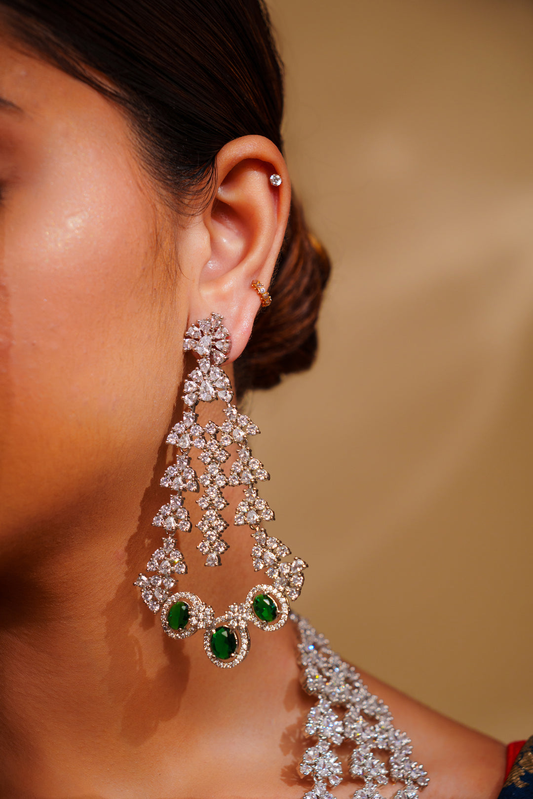 Falak Emerald Diamond Bridal Set