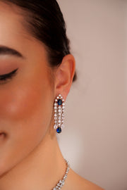 Amaya Blue Diamond Necklace Set