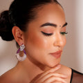 Aamiya Pink Diamond Earrings