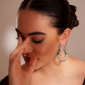 Aamiya Green Diamond Earrings