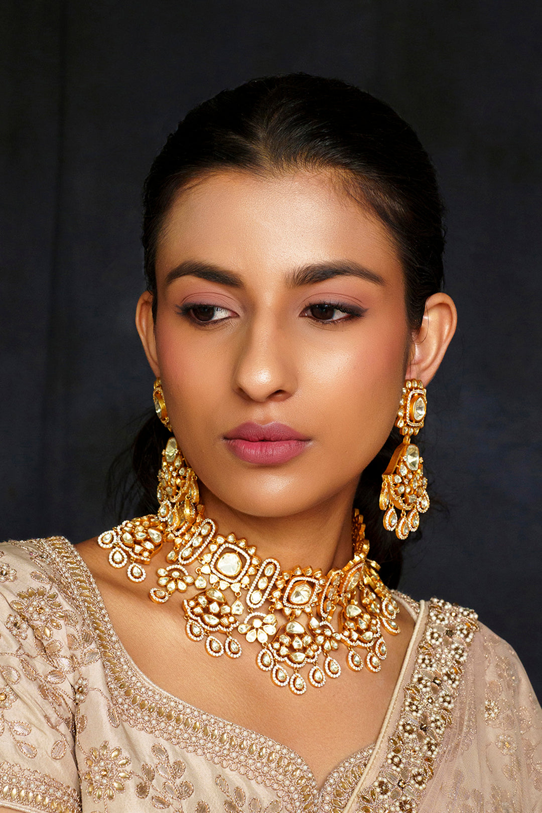 Nivisha Moissanite Bridal Set