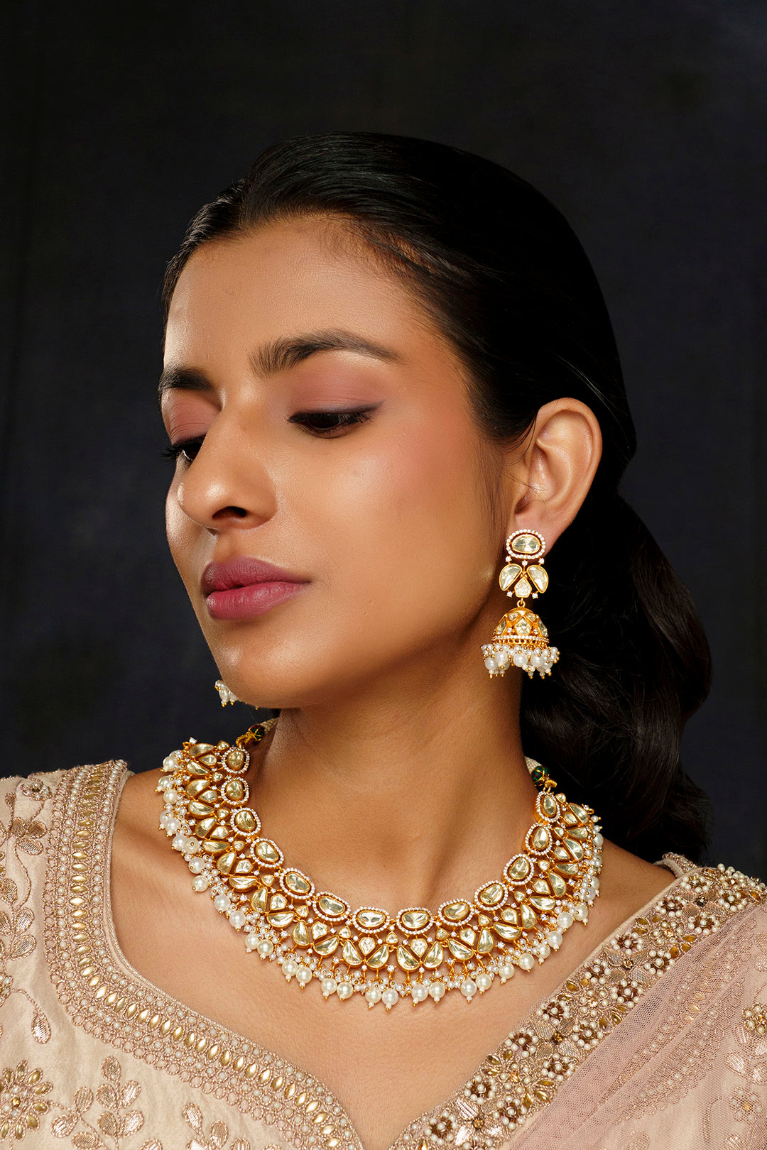 Rida Moissanite Necklace Set