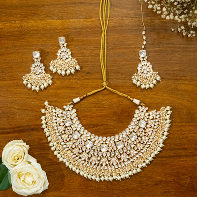 Kundan Bridal Necklace Set zevarbygeeta