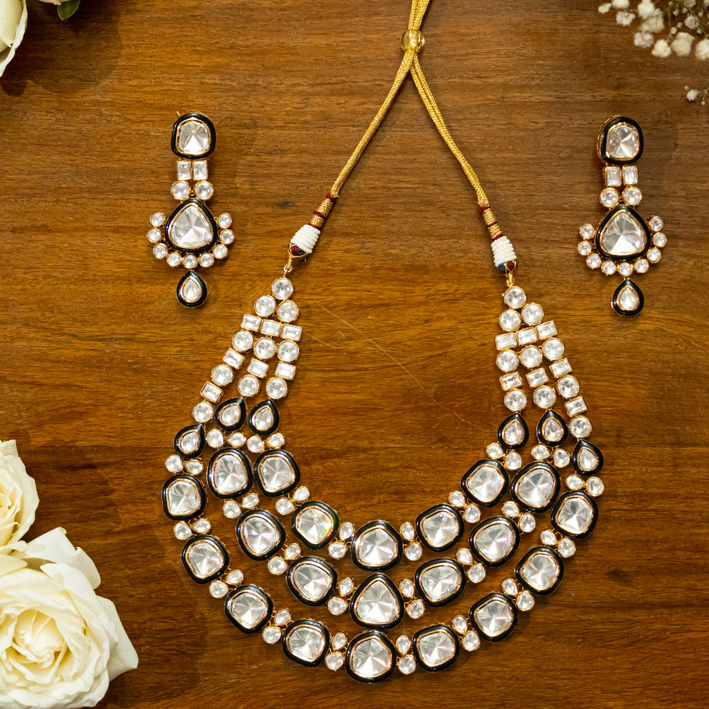 Polki Bridal set Zevar by Geeta