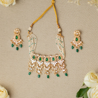 Kundan Choker Set zevarbygeeta