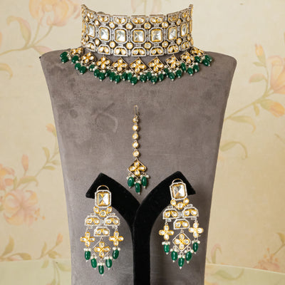 Polki choker set zevarbygeeta