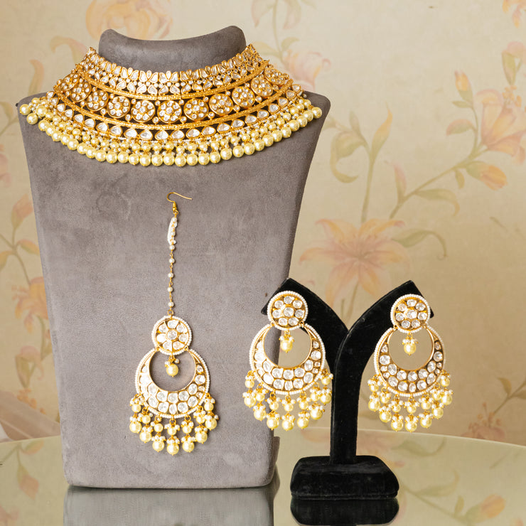 Kundan Bridal Necklace Set zevarbygeeta