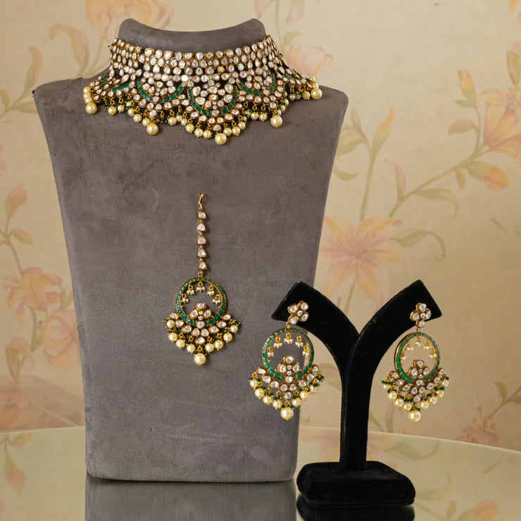 Kundan Necklace Set zevarbygeeta