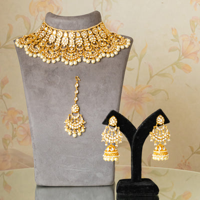 Kundan Bridal Necklace Set zevarbygeeta