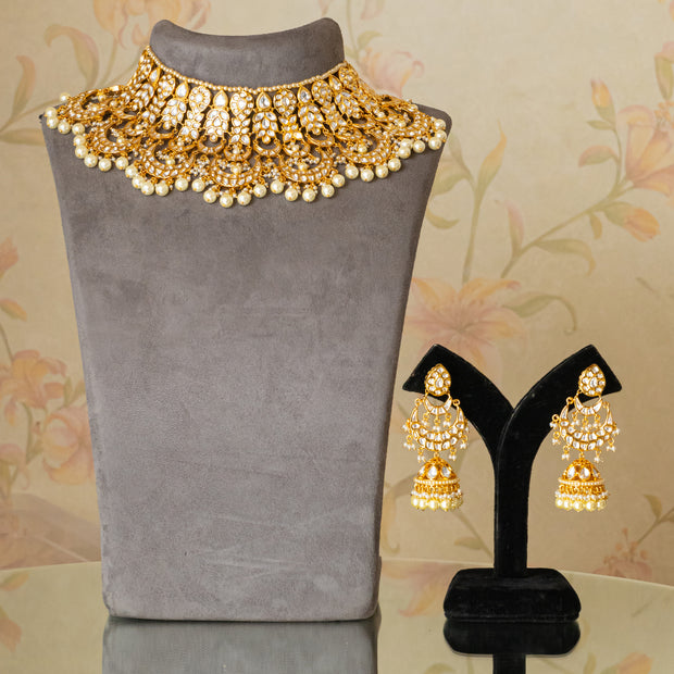 Kundan Bridal Necklace Set zevarbygeeta