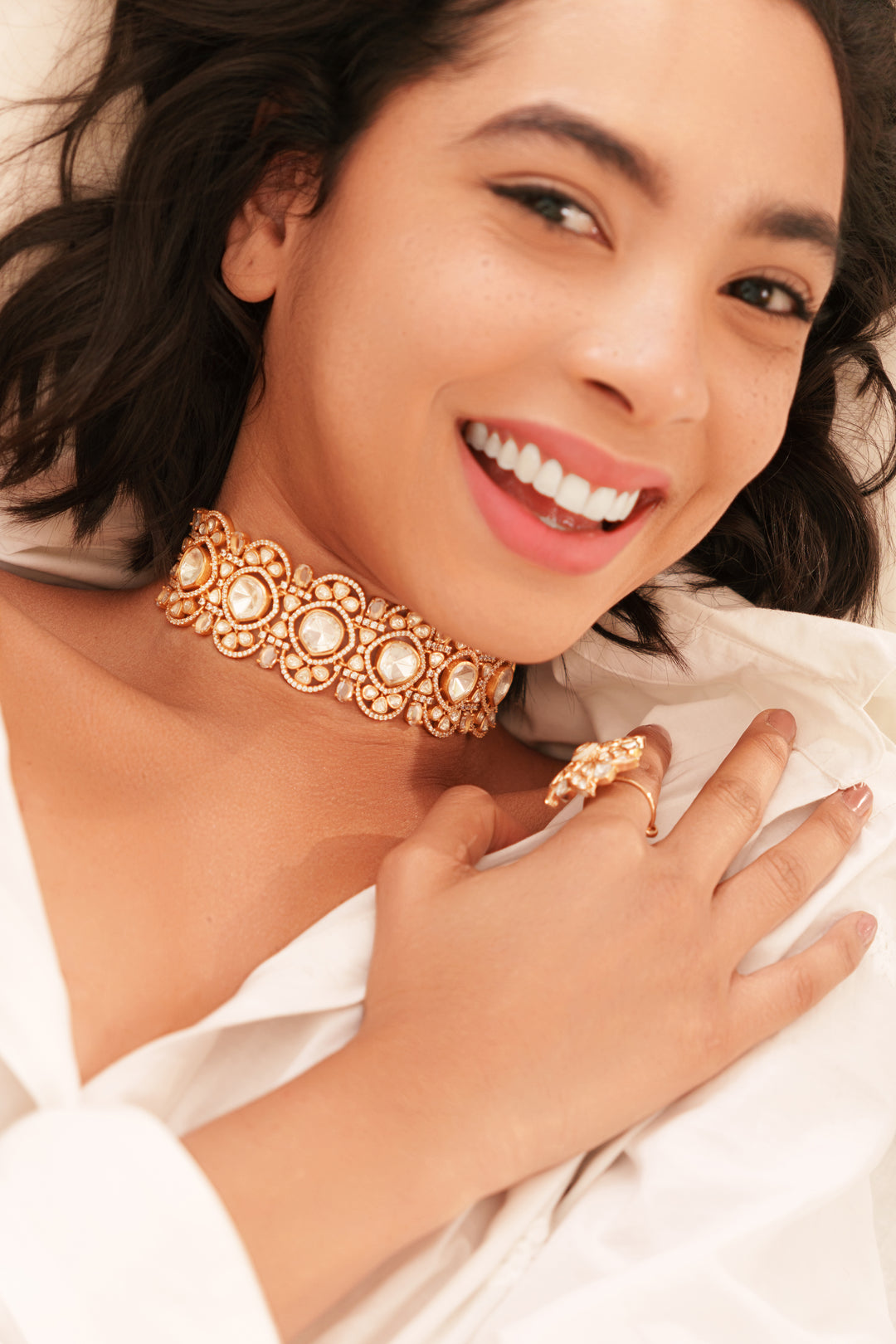 Nagozi Moissanite Choker