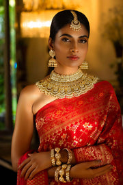 Kundan Bridal Necklace Set zevarbygeeta