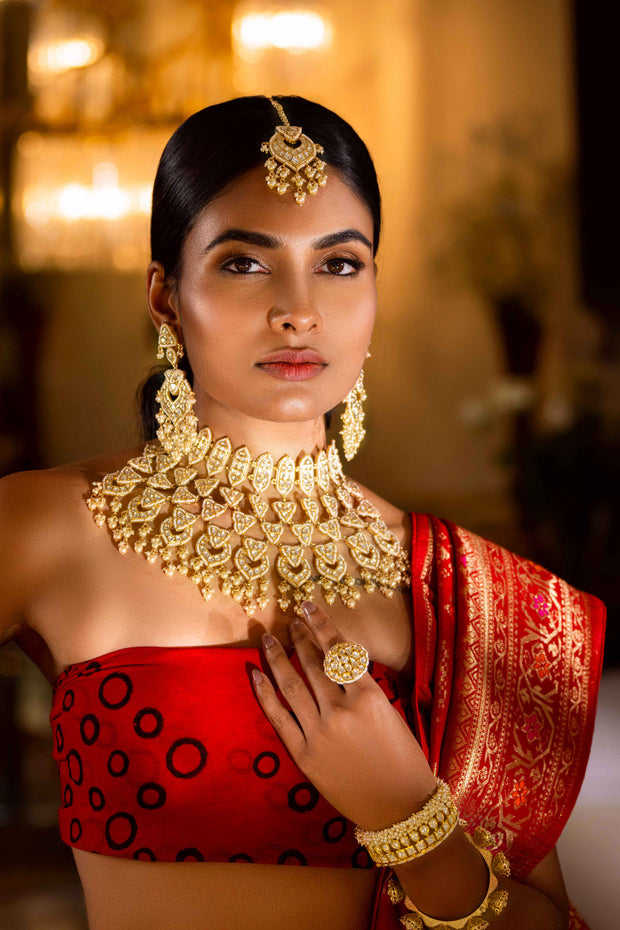 Kundan Bridal Necklace Set zevarbygeeta