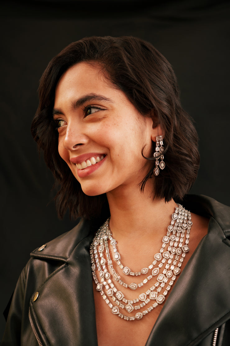 Heeba Diamond Necklace Set