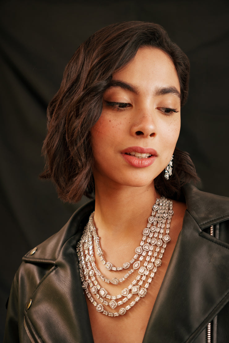 Heeba Diamond Necklace Set