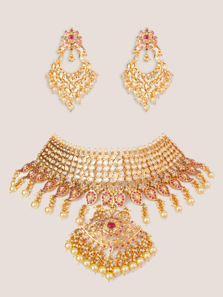 Anjuri Kundan Jadau Necklace Set