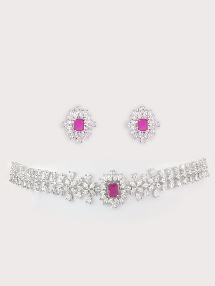 Myra Pink Diamond Choker