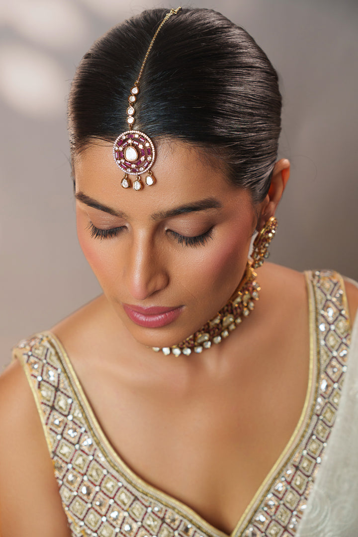 Arena Pink Polki Choker