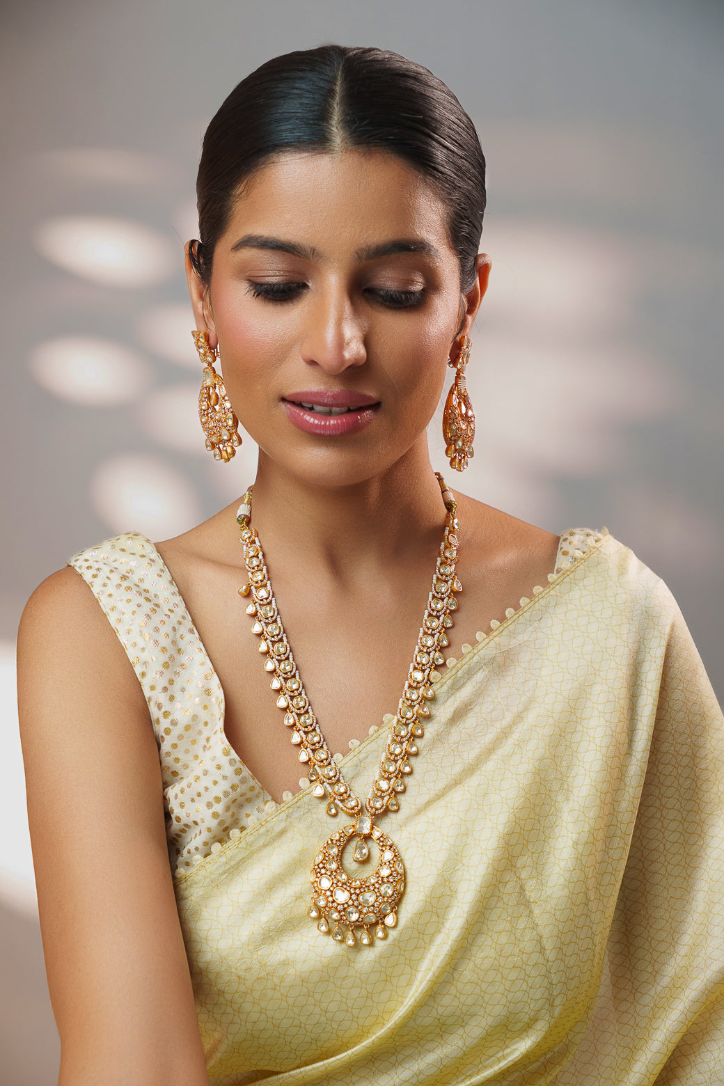 Harsha Moissanite Long Set
