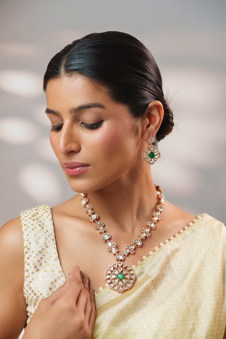 Nayira Kundan Necklace Set