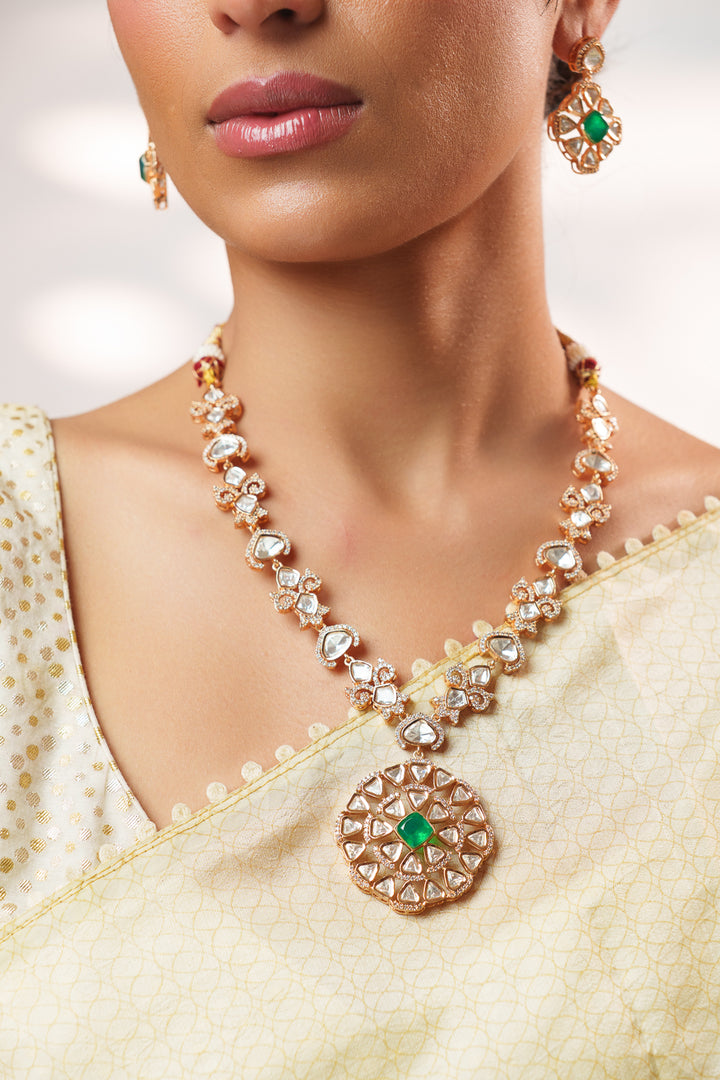 Nayira Kundan Necklace Set