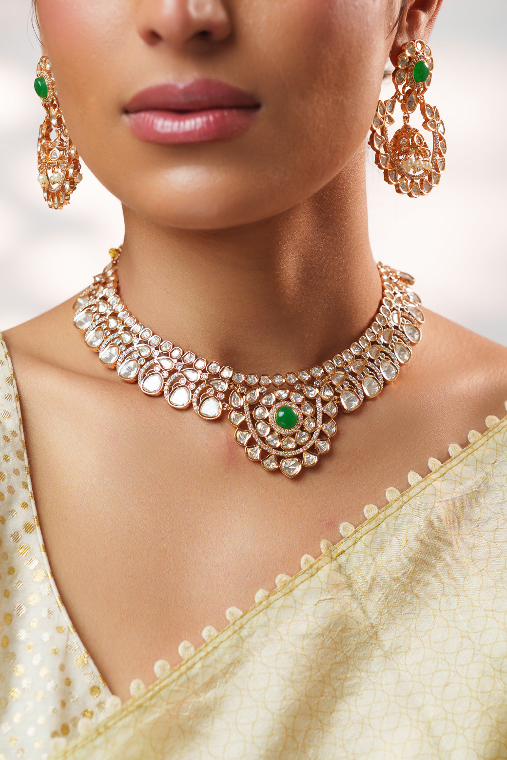 Pranika Kundan Necklace Set