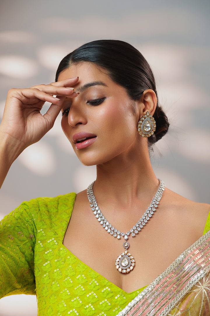 Tanaya Diamond Kundan Necklace Set