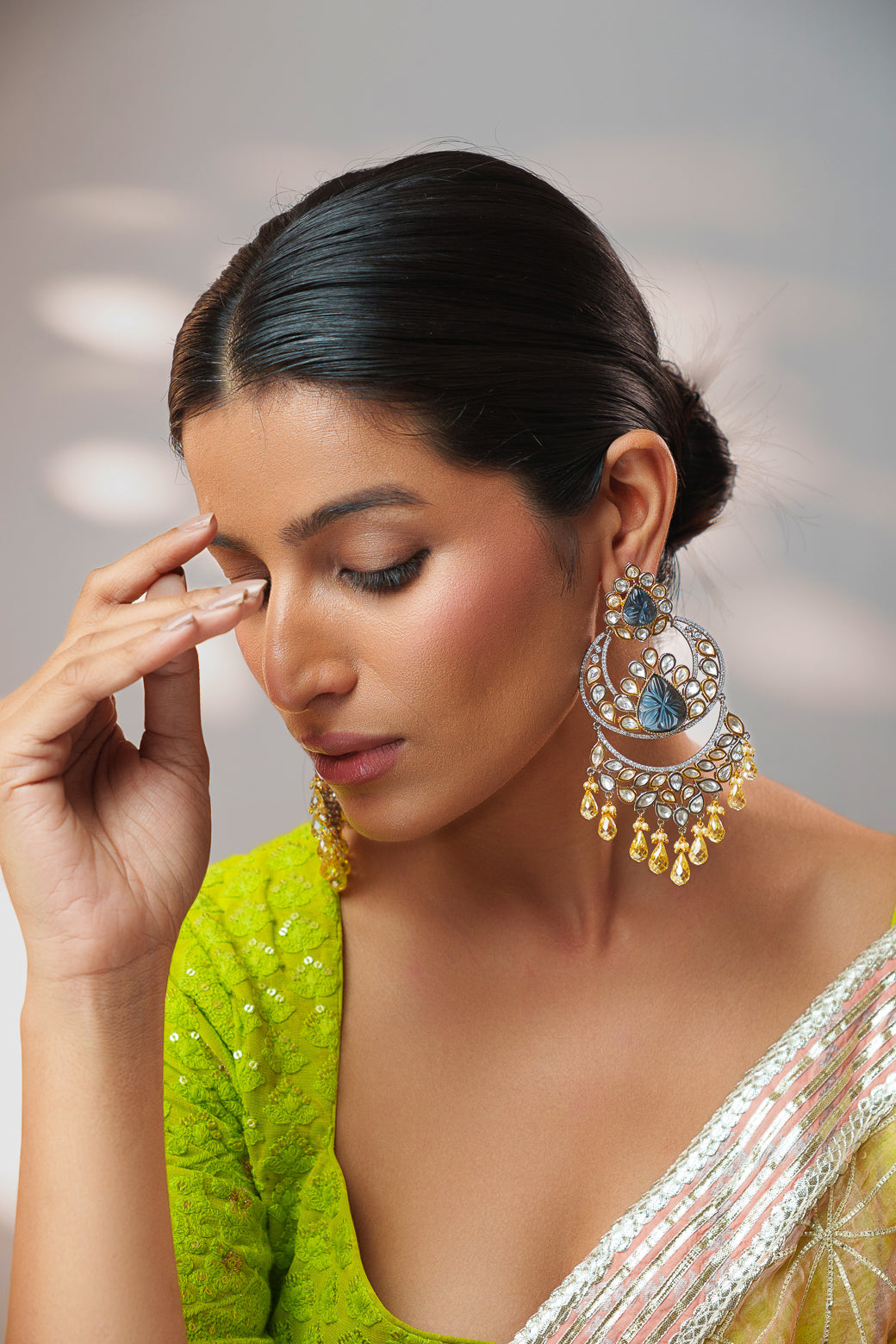 Lavanya Polki Earrings
