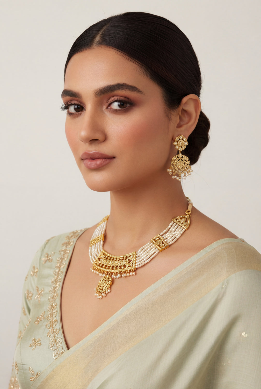 Saanviya Jadau Necklace Set