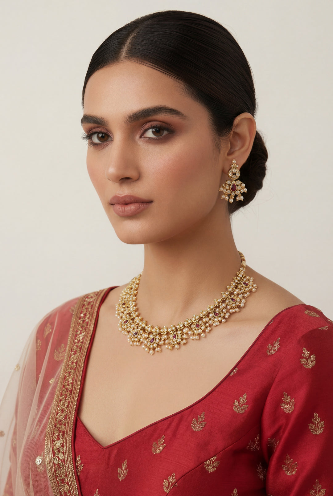 Twisha Jadau Necklace Set