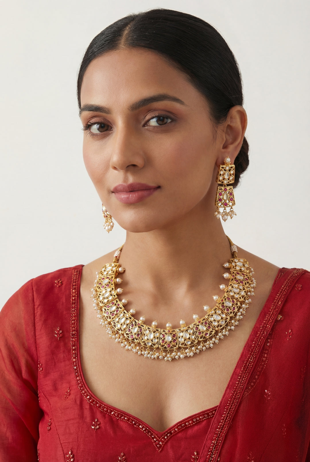 Revatiya Jadau Necklace Set