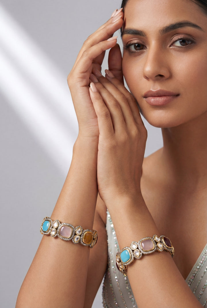 Kamini Navratan Polki Kada