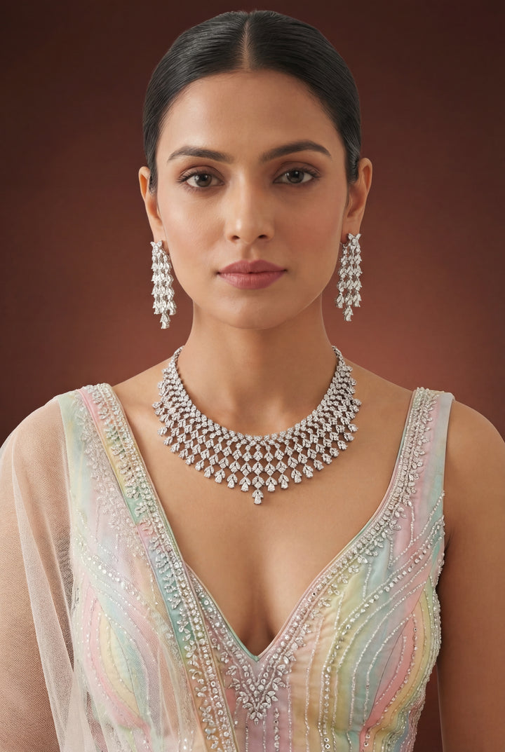 Jaishree Diamond Necklace Set