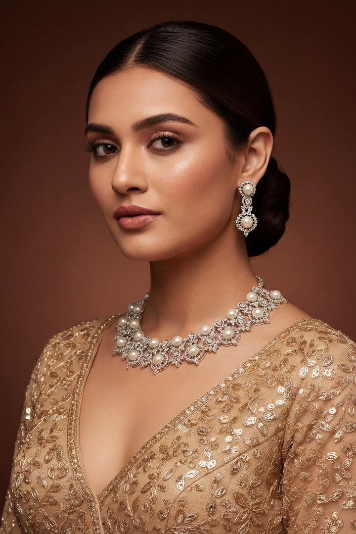 Emily Diamond Necklace Set