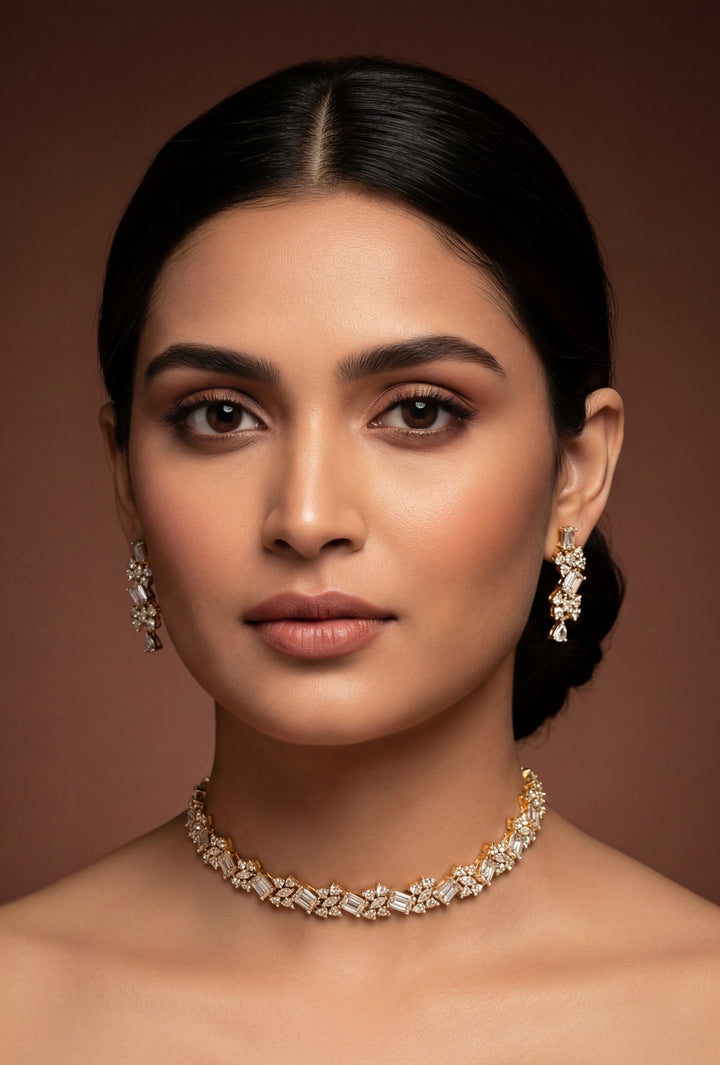 Edna Diamond Necklace Set