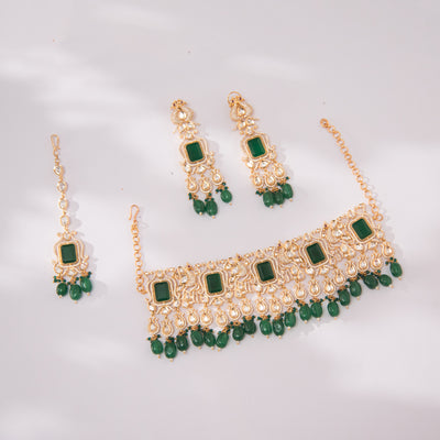 Kundan choker Set