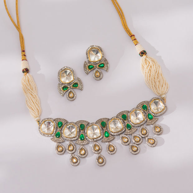 Polki choker set zevarbygeeta