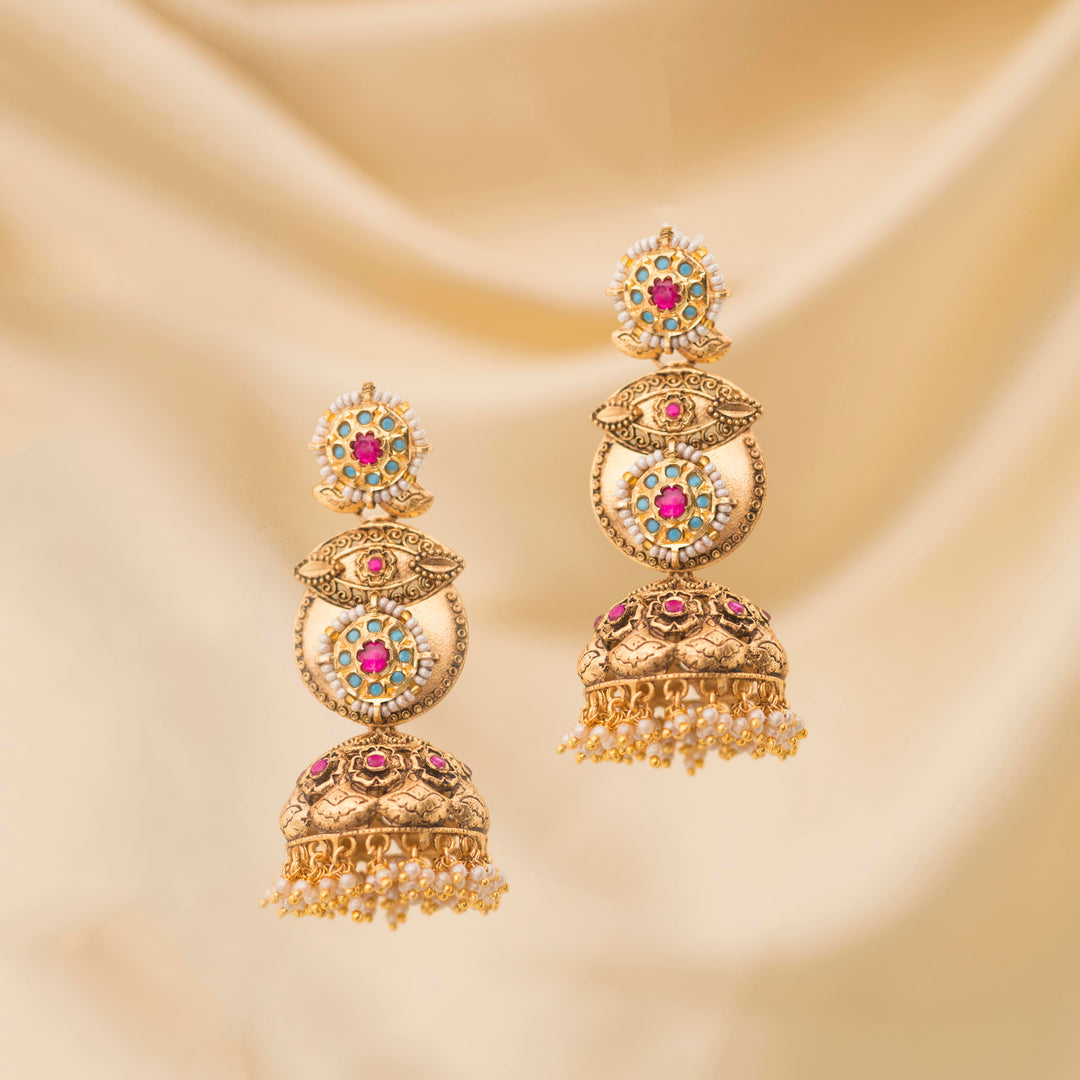 Kundan Jhumkis zevarbygeeta