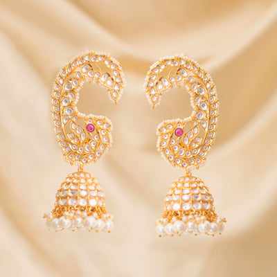 Kundan Jhumkis