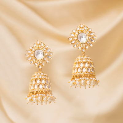 Kundan Jhumkis