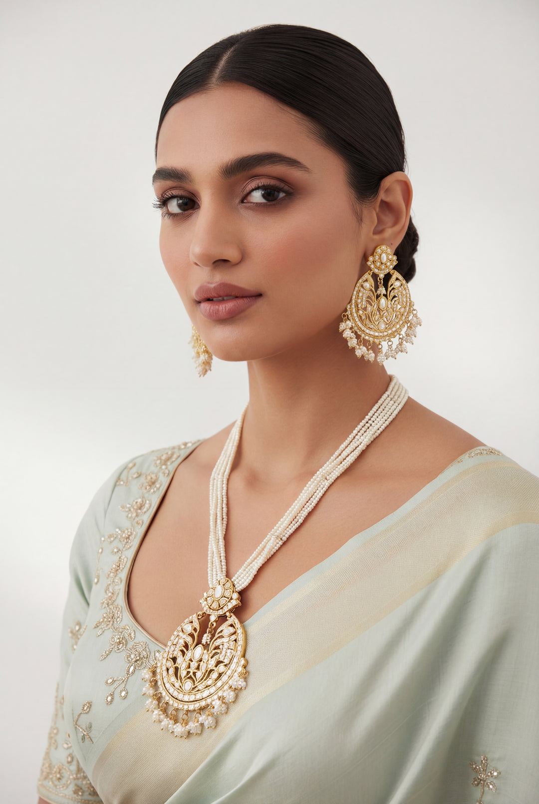 Nairiti Jadau Long Set