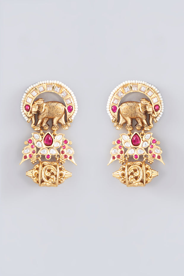 Geetanjali Kundan Earrings