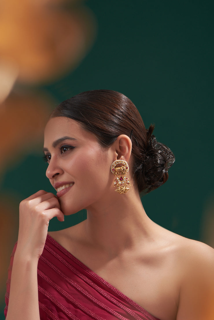 Geetanjali Kundan Earrings