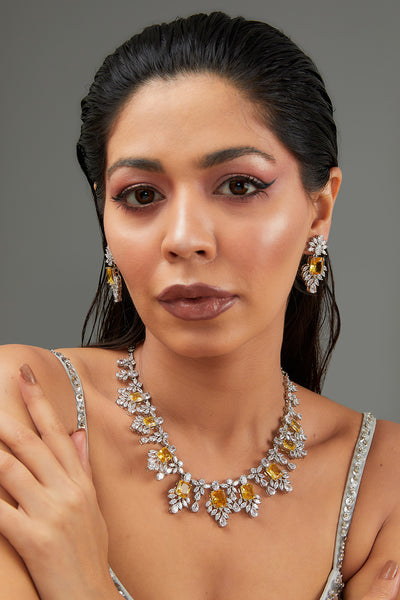 Prisha Diamond Necklace set